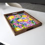 Aberto Design Bandeja REF042 Multicolor en Madera Maciza